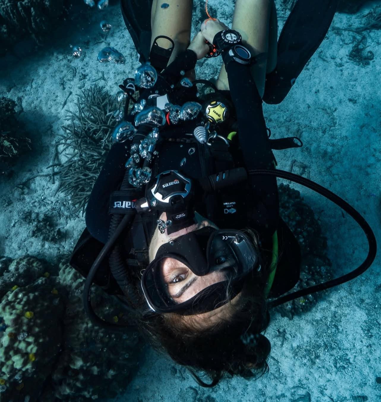 Baptême , formation de plongée sous marine