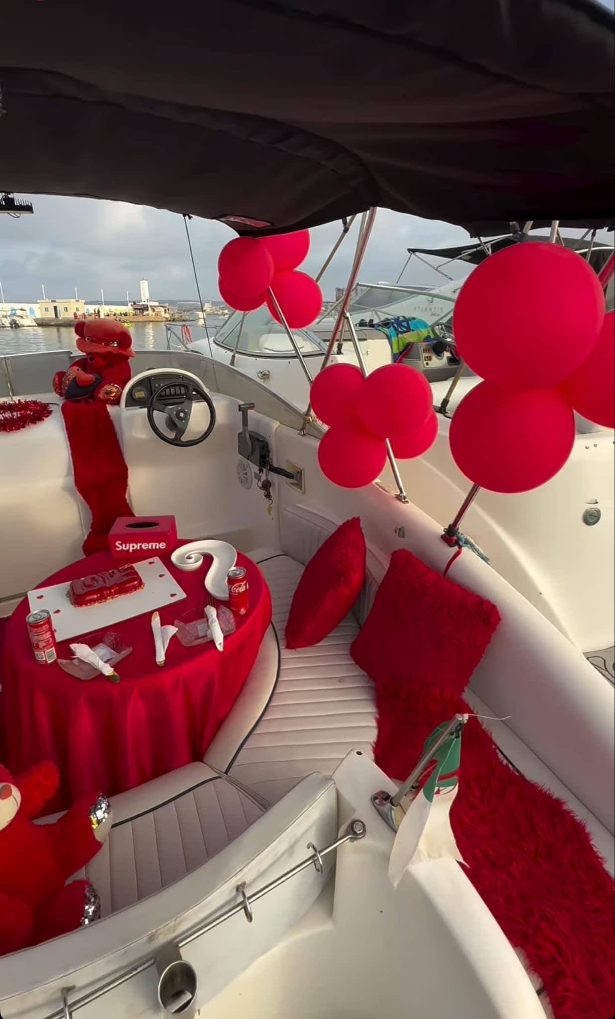 Anniversaire, balade en bateau